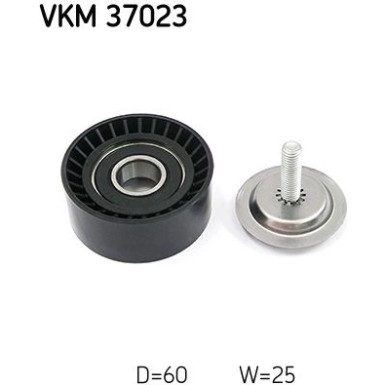 SKF | Umlenk-/Führungsrolle, Keilrippenriemen | VKM 37023