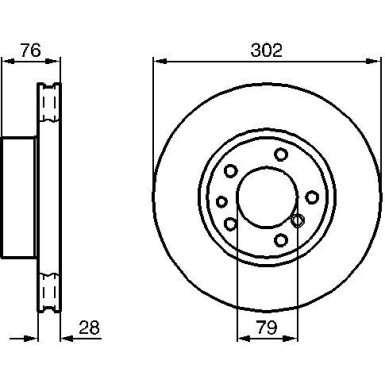 BOSCH | Bremsscheibe | 0 986 478 317