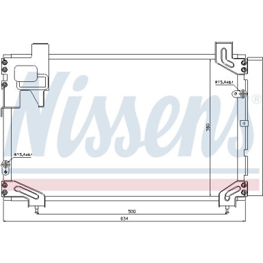 Nissens | Kondensator, Klimaanlage | 940020