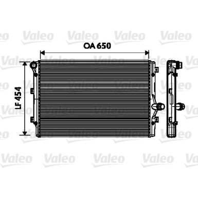 Valeo | Kühler, Motorkühlung | 734333