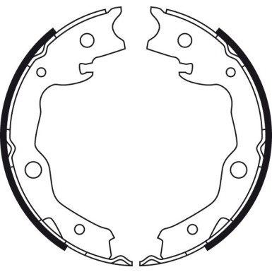 TRW | Bremsbackensatz, Feststellbremse | GS8752