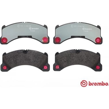 Brembo | Bremsbelagsatz, Scheibenbremse | P 65 026