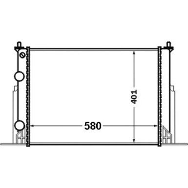 Mahle | Kühler, Motorkühlung | CR 1450 000S