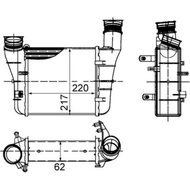 Mahle | Ladeluftkühler | CI 426 000S