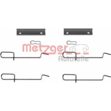 Metzger | Zubehörsatz, Scheibenbremsbelag | 109-1125