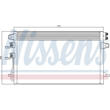 Nissens | Kondensator, Klimaanlage | 94929