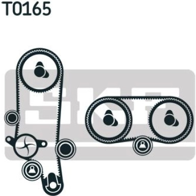 SKF | Zahnriemensatz | VKMA 01121