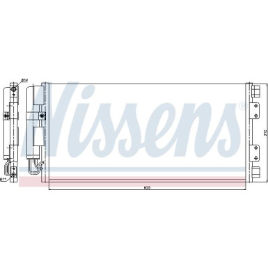 Nissens | Kondensator, Klimaanlage | 94781