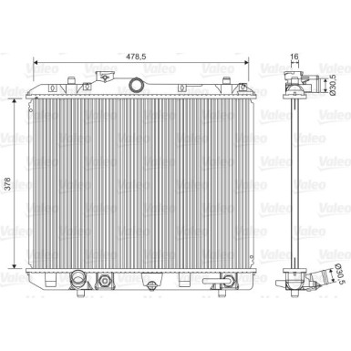 Valeo | Kühler, Motorkühlung | 701604