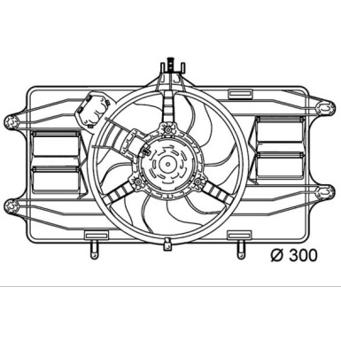 Mahle | Lüfter, Motorkühlung | CFF 142 000P