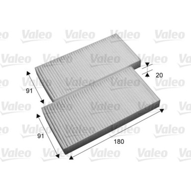 Valeo | Filter, Innenraumluft | 715696