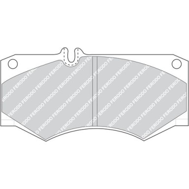 Ferodo | Bremsbelagsatz, Scheibenbremse | FVR239