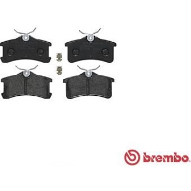 Brembo | Bremsbelagsatz, Scheibenbremse | P 83 084