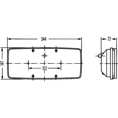 Hella | Heckleuchte | 2SD 003 167-021