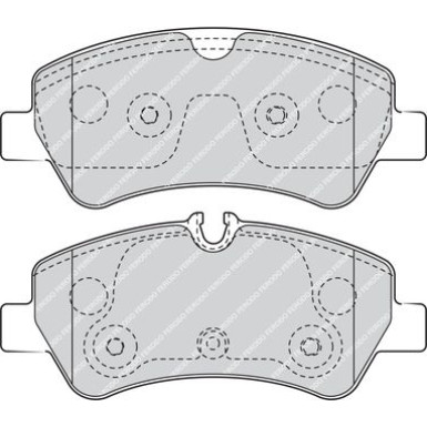 Ferodo | Bremsbelagsatz, Scheibenbremse | FVR4398