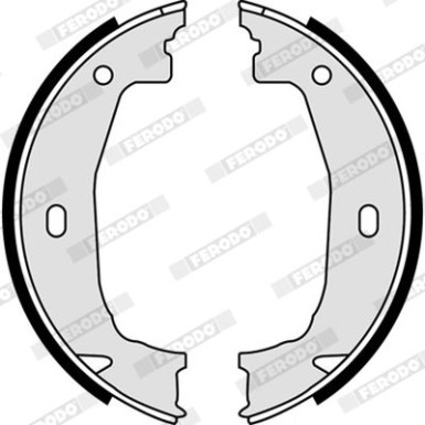 Ferodo | Bremsbackensatz, Feststellbremse | FSB592
