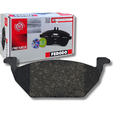 FERODO PREMIER ECO FRICTION FDB1398 Bremsbeläge inkl. Verschleißwarnkontakt, mit Kolbenclip