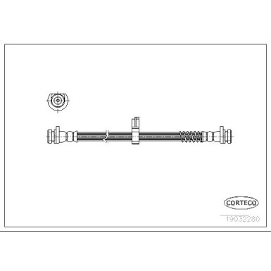Corteco | Bremsschlauch | 19032280