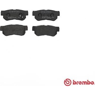 Brembo | Bremsbelagsatz, Scheibenbremse | P 30 014