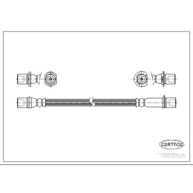 Corteco | Bremsschlauch | 19032505