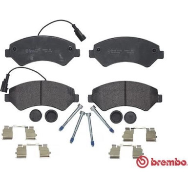 Brembo | Bremsbelagsatz, Scheibenbremse | P 61 118