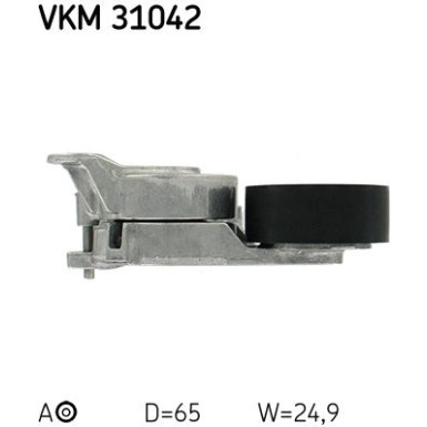 SKF | Spannrolle, Keilrippenriemen | VKM 31042