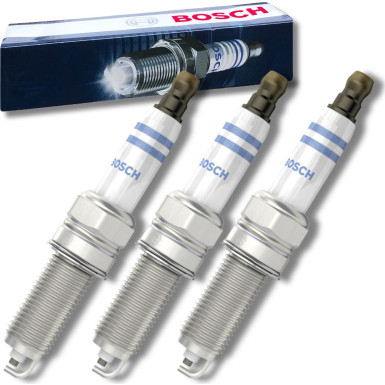 3x BOSCH 0 242 135 527 Zündkerze YR7NE Nickel für SMART FORTWO 451