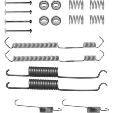 TRW | Zubehörsatz, Bremsbacken | SFK256