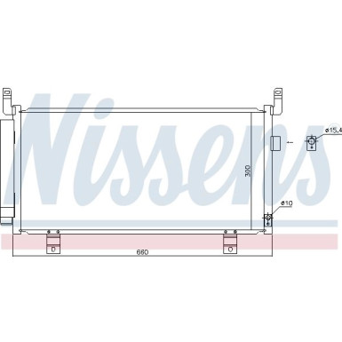 Nissens | Kondensator, Klimaanlage | 940437