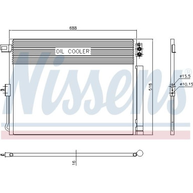 Nissens | Kondensator, Klimaanlage | 940411