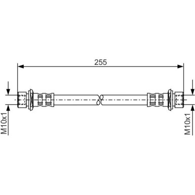 BOSCH | Bremsschlauch | 1 987 476 457