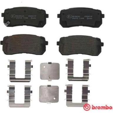 Brembo | Bremsbelagsatz, Scheibenbremse | P 30 080