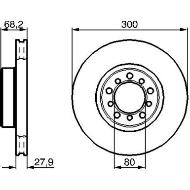 BOSCH | Bremsscheibe | 0 986 478 197