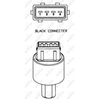 NRF | Druckschalter, Klimaanlage | 38927