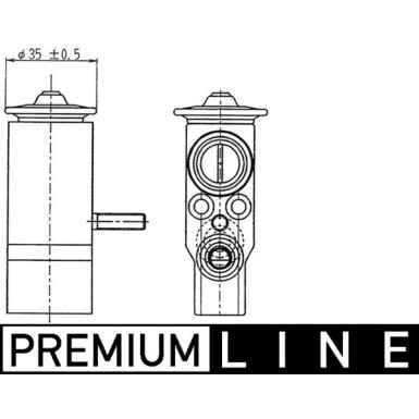 Mahle | Expansionsventil, Klimaanlage | AVE 89 000P