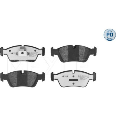 Meyle | Bremsbelagsatz, Scheibenbremse | 025 232 8717/PD
