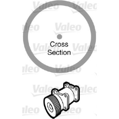 Valeo | Dichtung, Kühlmittelrohrleitung | 509167