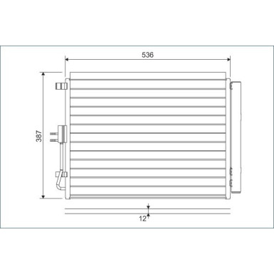 Valeo | Kondensator, Klimaanlage | 822598