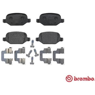 Brembo | Bremsbelagsatz, Scheibenbremse | P 23 064