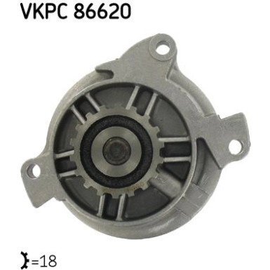 SKF | Wasserpumpe | VKPC 86620