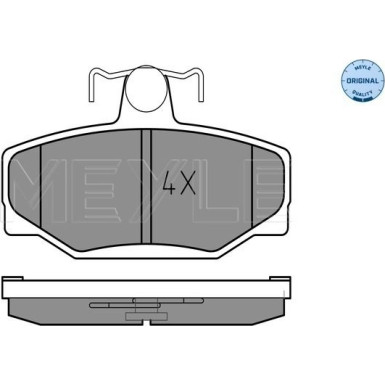 Meyle | Bremsbelagsatz, Scheibenbremse | 025 213 8513