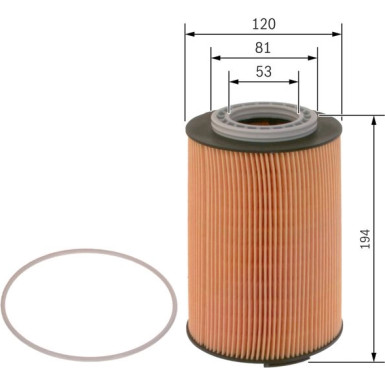 BOSCH F 026 407 191 Ölfilter