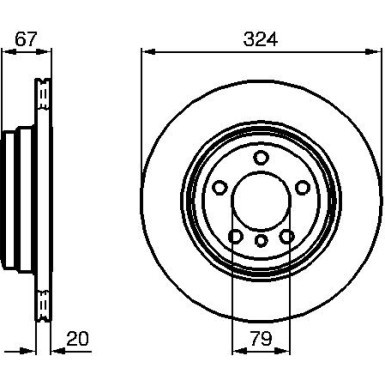 BOSCH | Bremsscheibe | 0 986 479 004