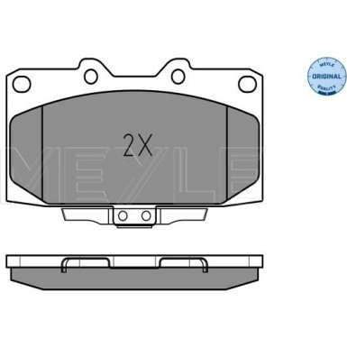 Meyle | Bremsbelagsatz, Scheibenbremse | 025 218 5415/W