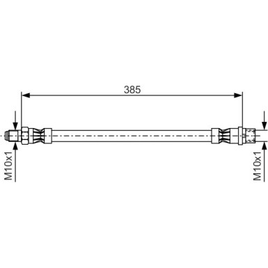 BOSCH | Bremsschlauch | 1 987 476 439