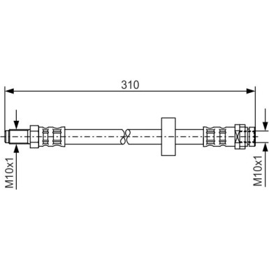 BOSCH | Bremsschlauch | 1 987 476 883
