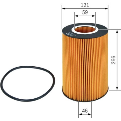 BOSCH F 026 407 042 Ölfilter