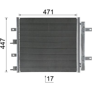 Mahle | Kondensator, Klimaanlage | AC 481 000S