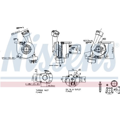 Nissens | Lader, Aufladung | 93118