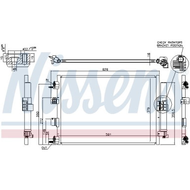 Nissens | Kondensator, Klimaanlage | 940463